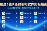  最新精选18款免费表格软件终极指南：Excel替代神器+在线协作工具排行榜（三）