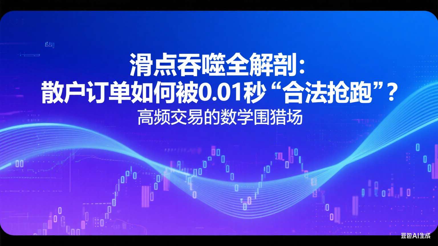 滑点吞噬全解剖：散户订单如何被0.01秒“合法抢跑”？高频交易的数学围猎场（六）第1张-价值007