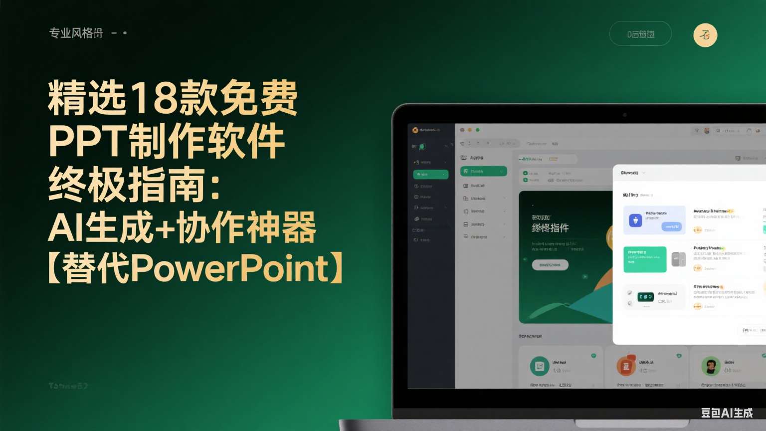 最新精选18款免费PPT制作软件终极指南：AI生成+协作神器【替代PowerPoint】（二）第1张-价值007
